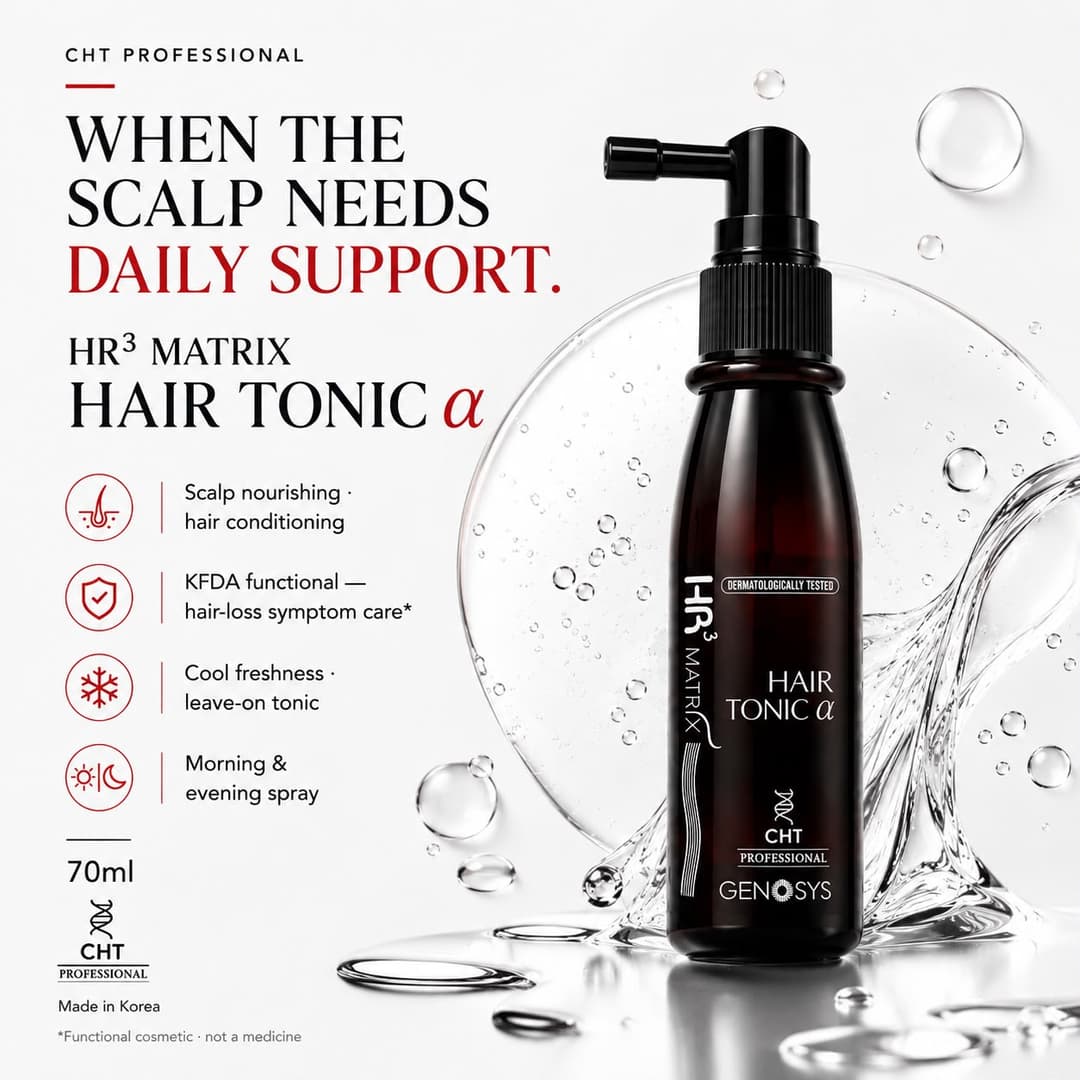 GENOSYS HR³ MATRIX HAIR TONIC alpha daily scalp care