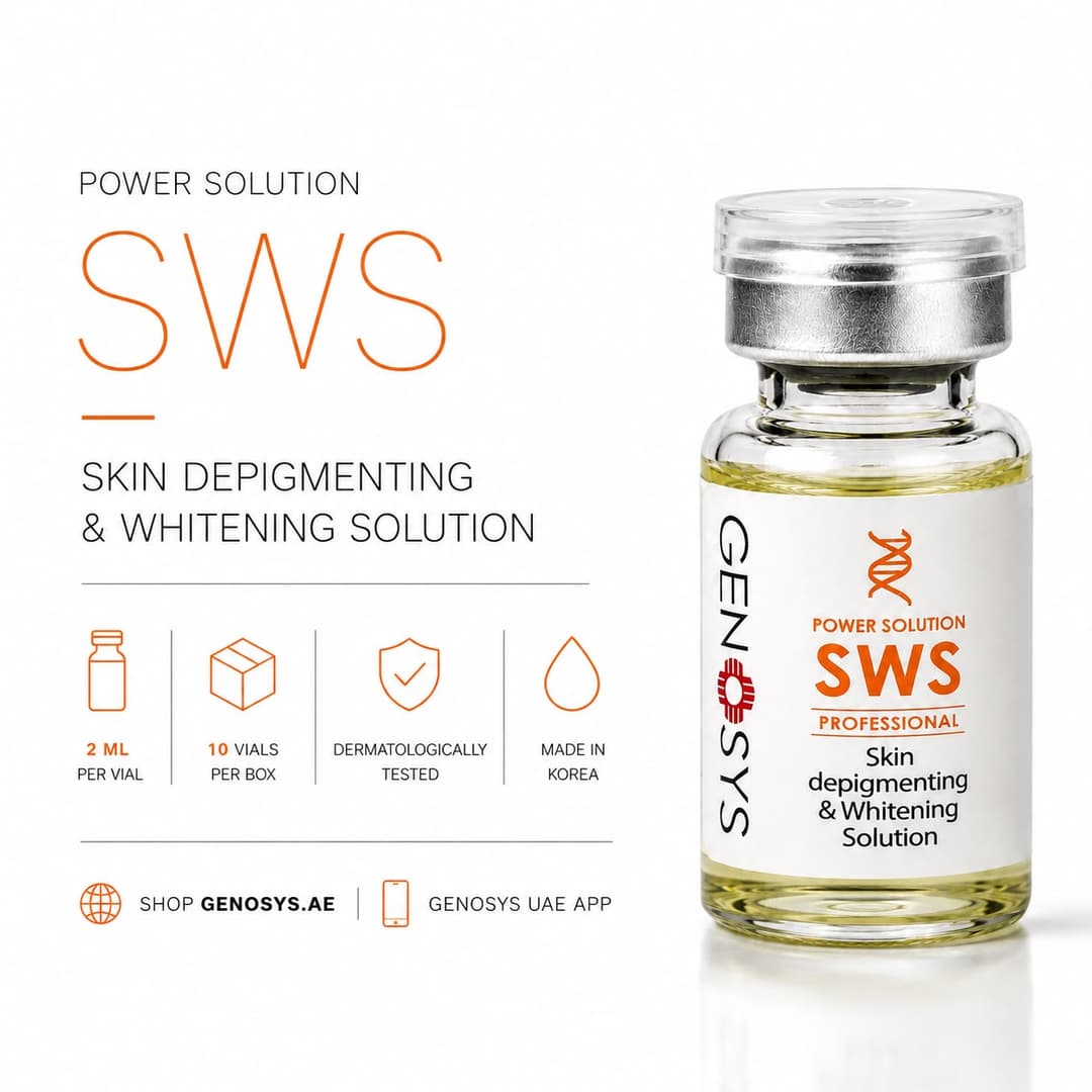 POWER SOLUTION SWS — 2 مل لكل قارورة، 10 قوارير في العلبة، مُختبر جلدياً، صُنع في كوريا