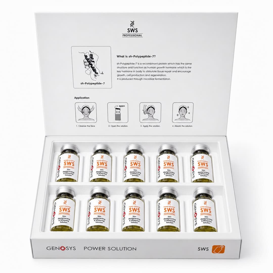 POWER SOLUTION SWS — عشر قوارير مُحكمة داخل العلبة