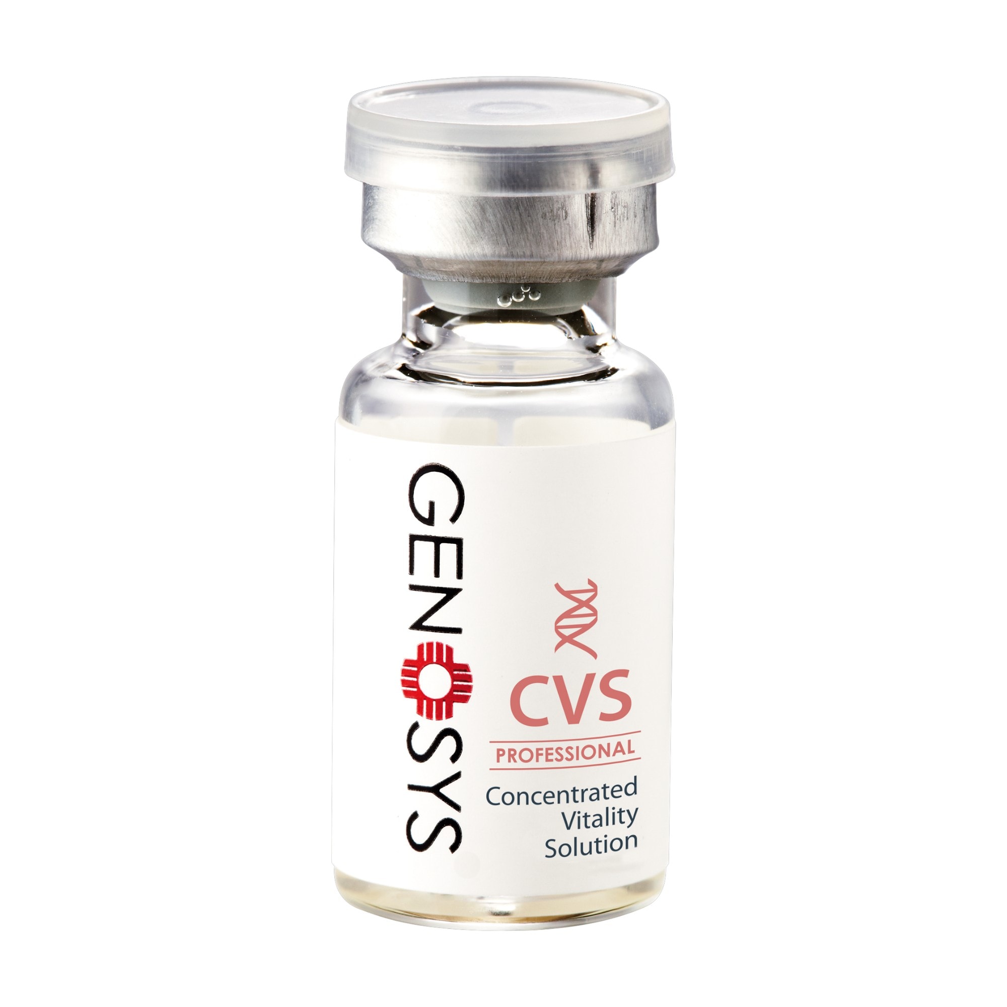 قارورة زجاجية سعة 2 مل من POWER SOLUTION CVS تحمل اسم Concentrated Vitality Solution