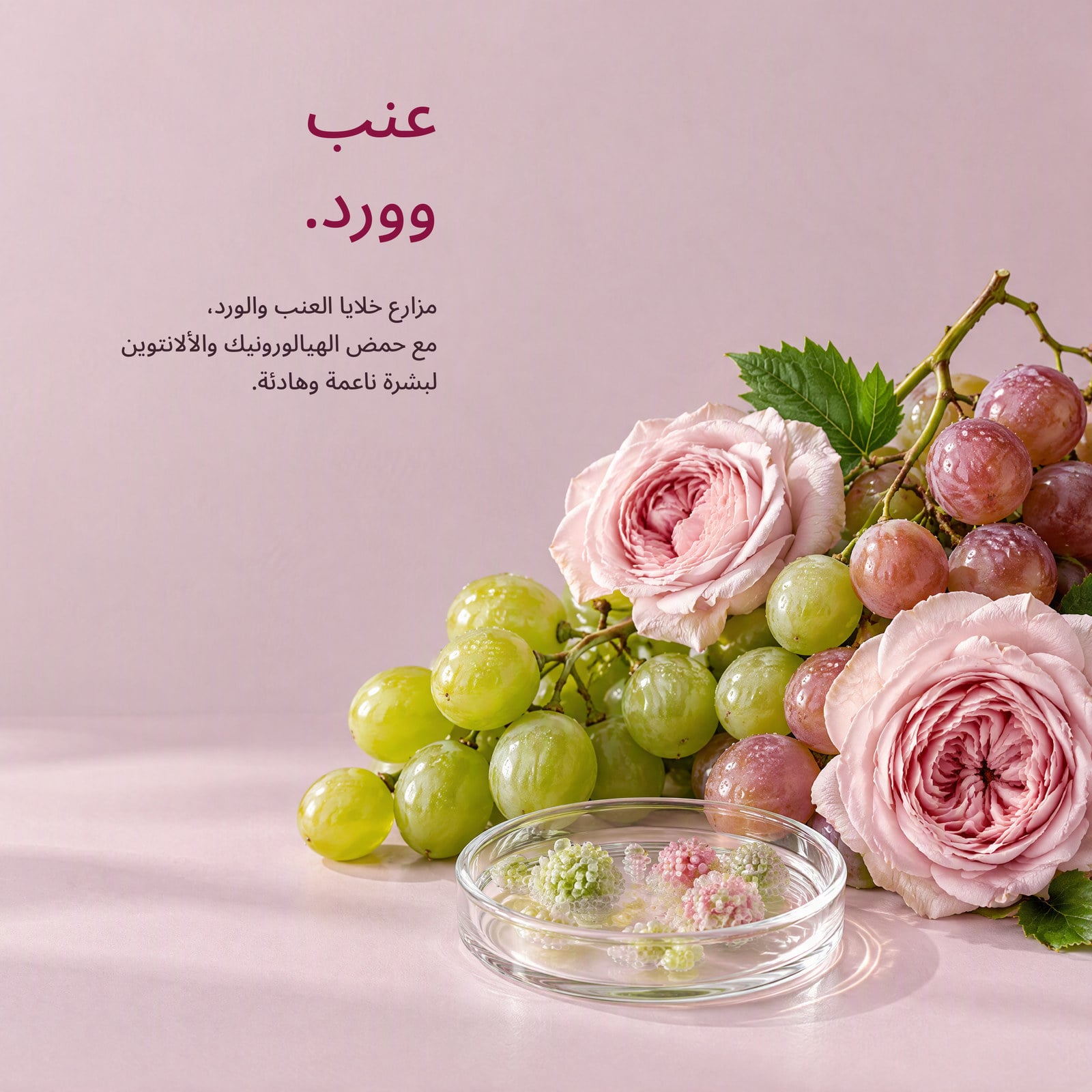 كل نسبة داخل القارورة.