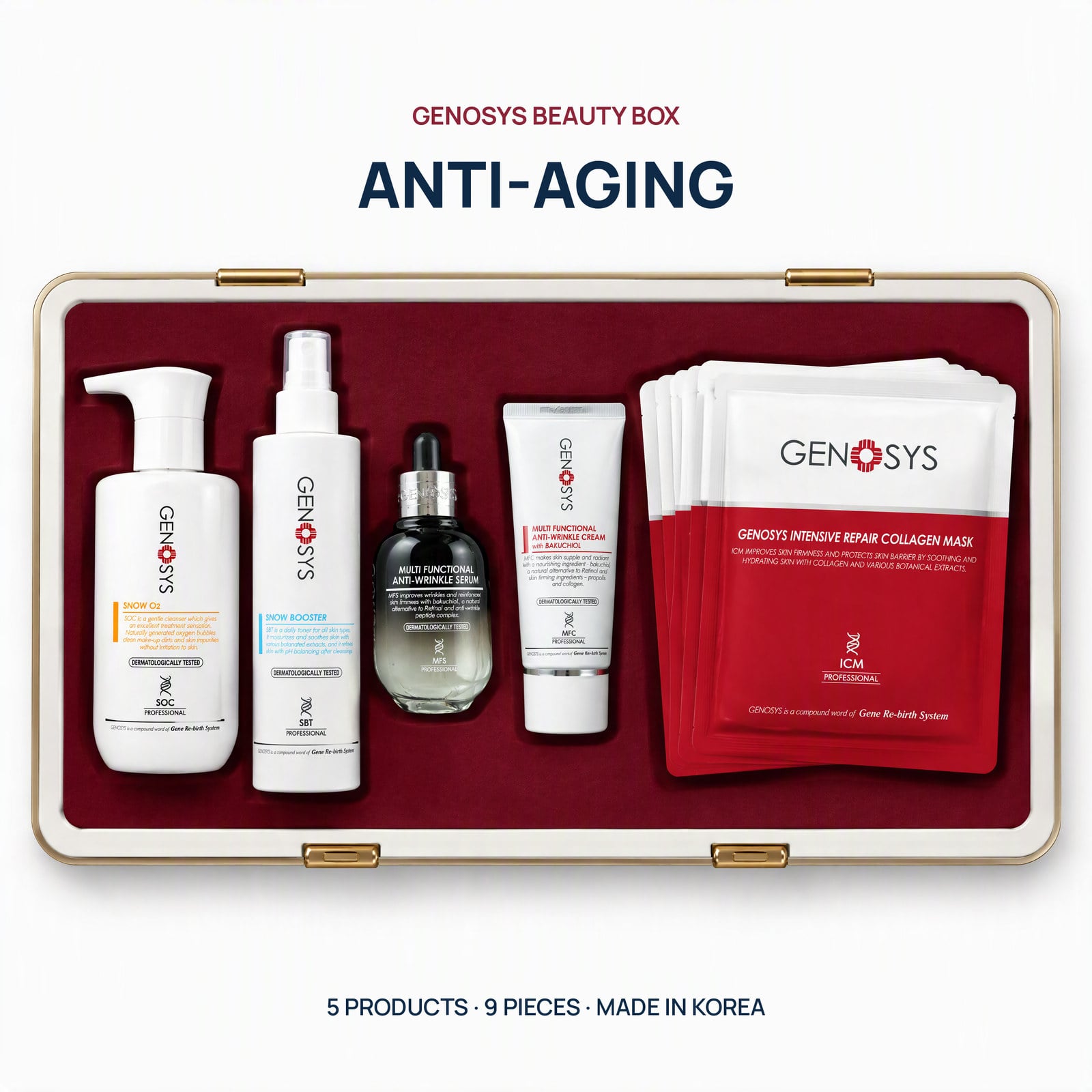 ANTI-AGING BEAUTY BOX - GENOSYS Korean Beauty Boxes professional skincare product UAE