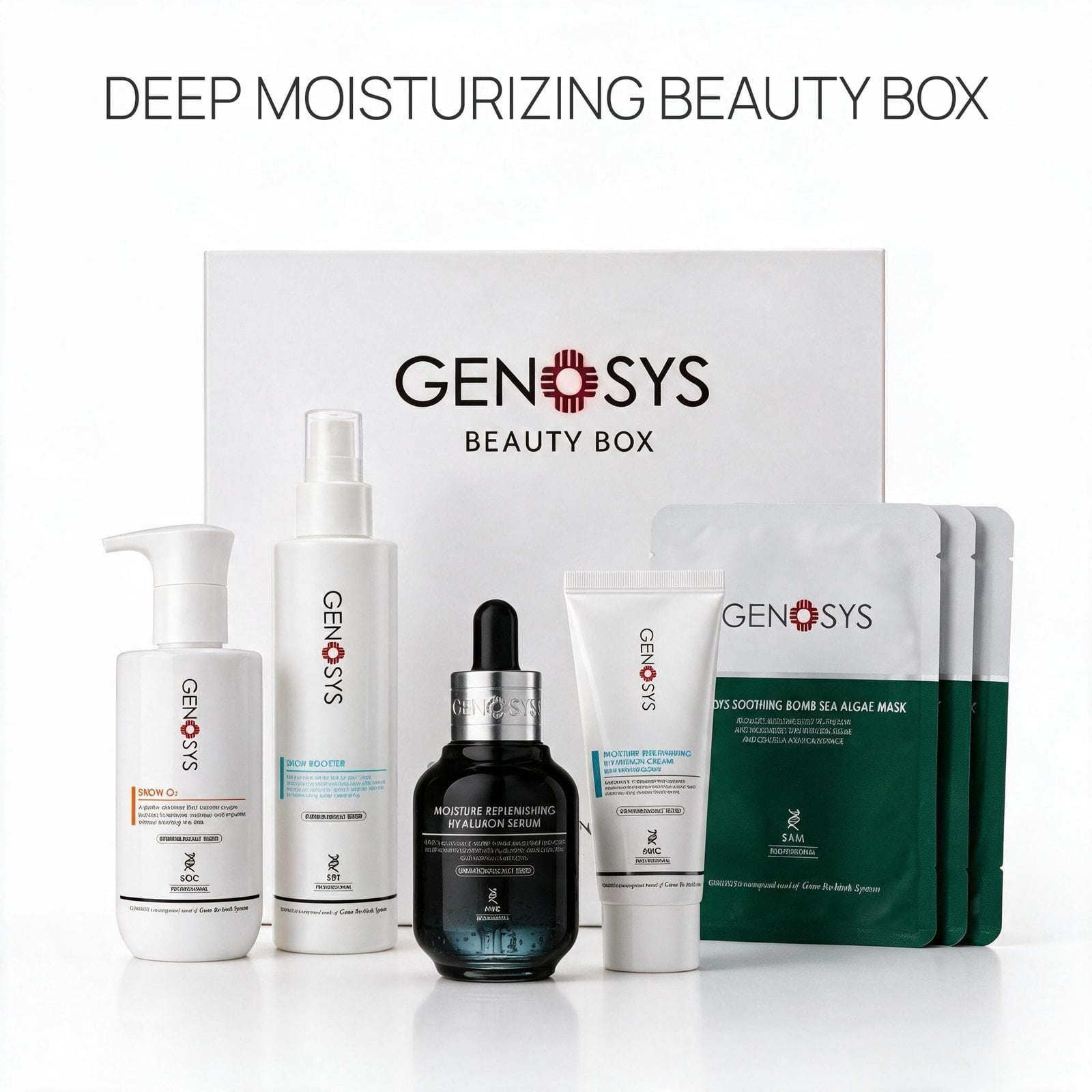 DEEP MOISTURIZING BEAUTY BOX - GENOSYS Korean Beauty Boxes professional skincare product UAE