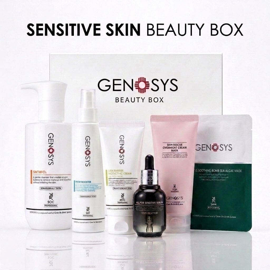 SENSITIVE SKIN BEAUTY BOX - GENOSYS Korean Beauty Boxes professional skincare product UAE