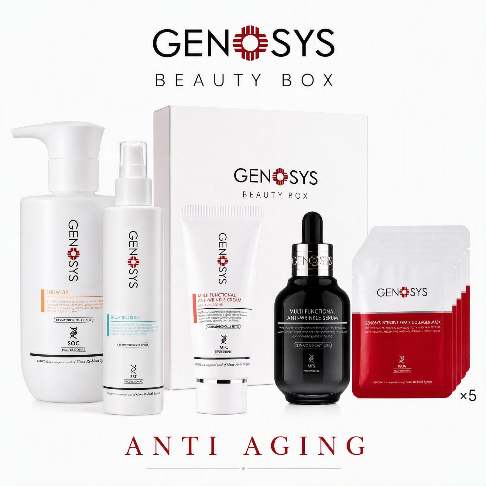 ANTI-AGING BEAUTY BOX - GENOSYS Korean Beauty Boxes professional skincare product UAE