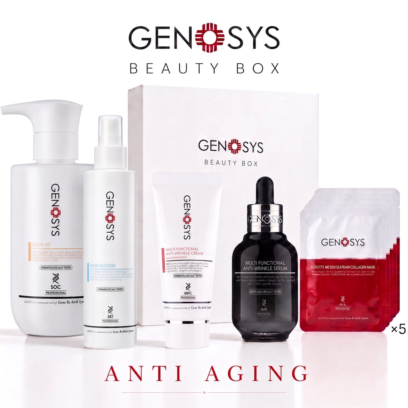 ANTI-AGING BEAUTY BOX - GENOSYS Korean Beauty Boxes professional skincare product UAE