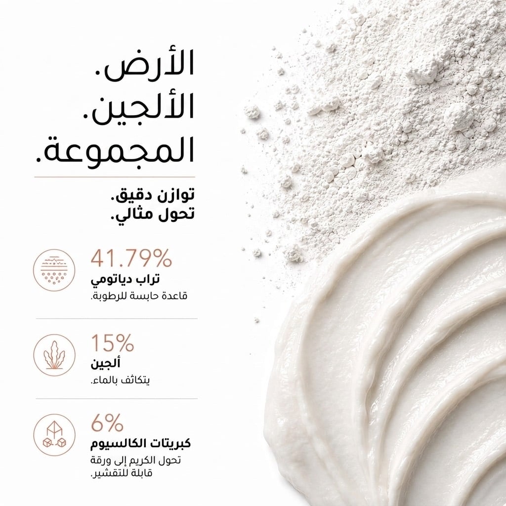 عبوة GENOSYS BIO-FERMENT AGE DEFYING POWDER MASK وكيس البودرة والمغرفة
