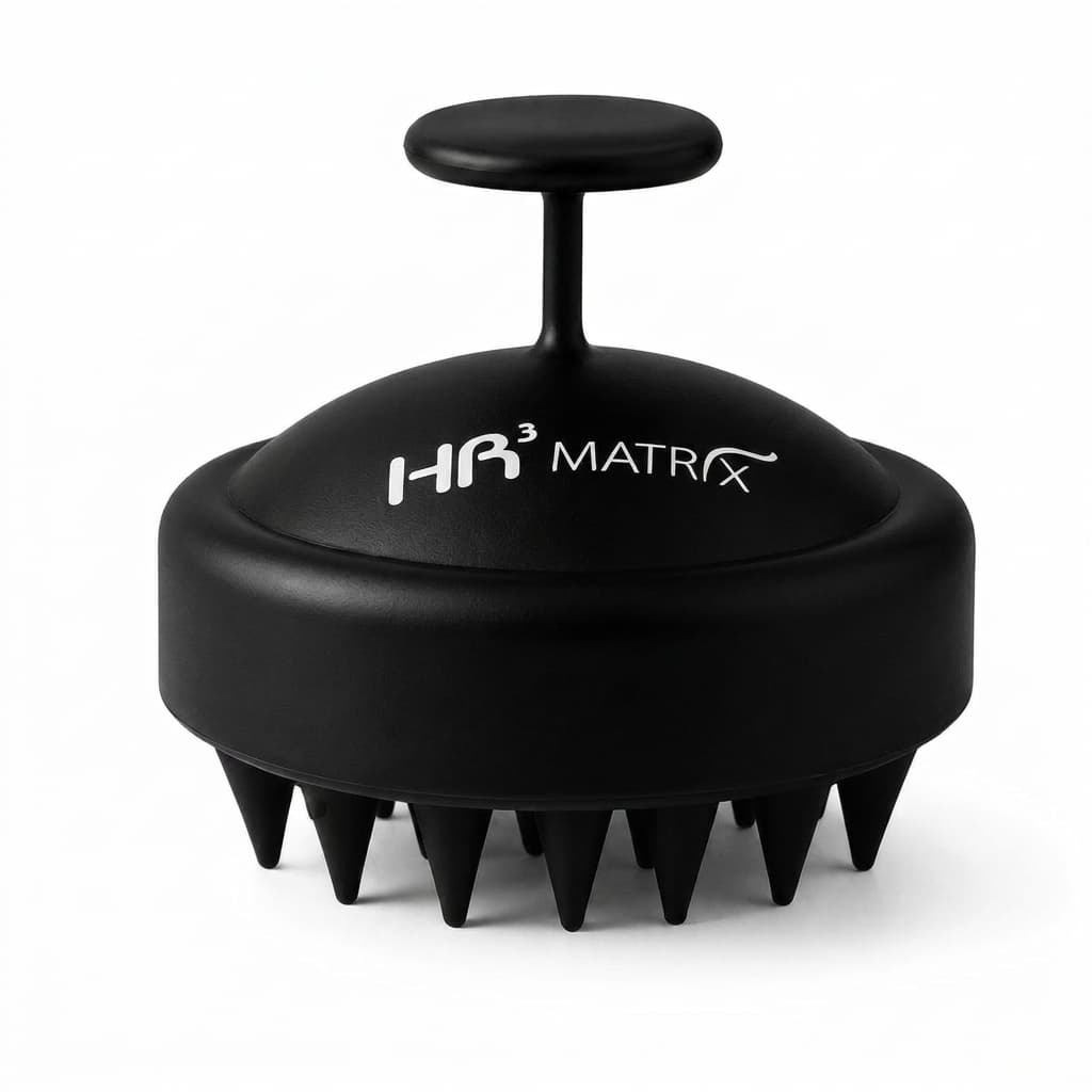 Your Shampoo, Working Where It Matters: HR³ MATRIX SCALP BRUSH - GENOSYS Professional Korean Dermacosmetics Blog Post