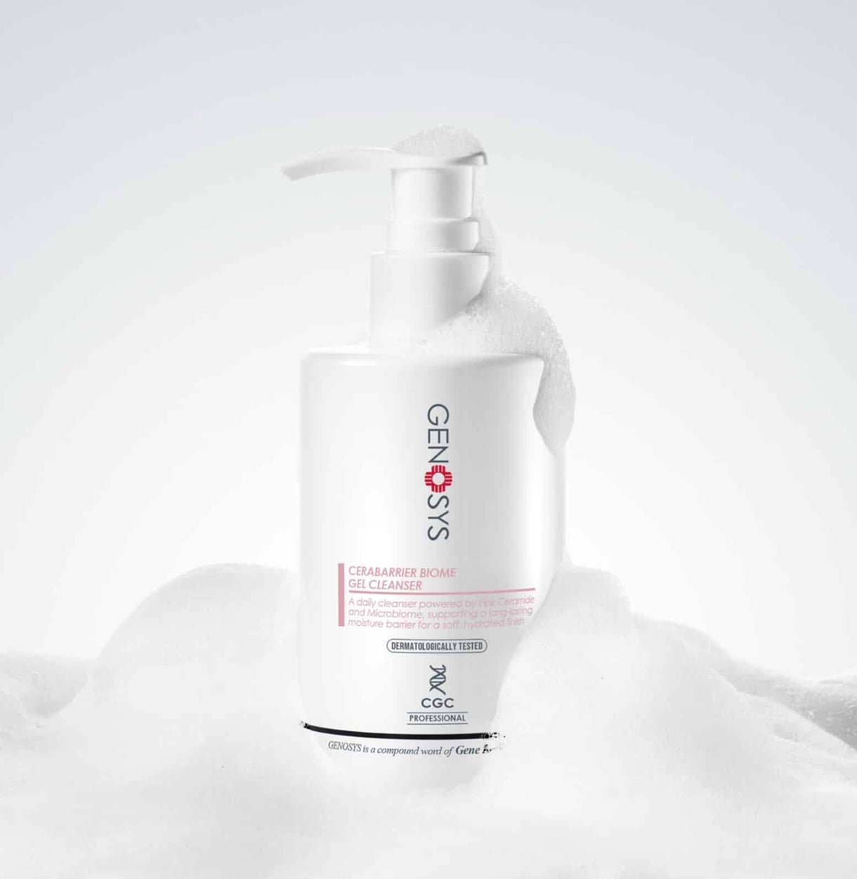 CERABARRIER BIOME GEL CLEANSER - dense creamy foam