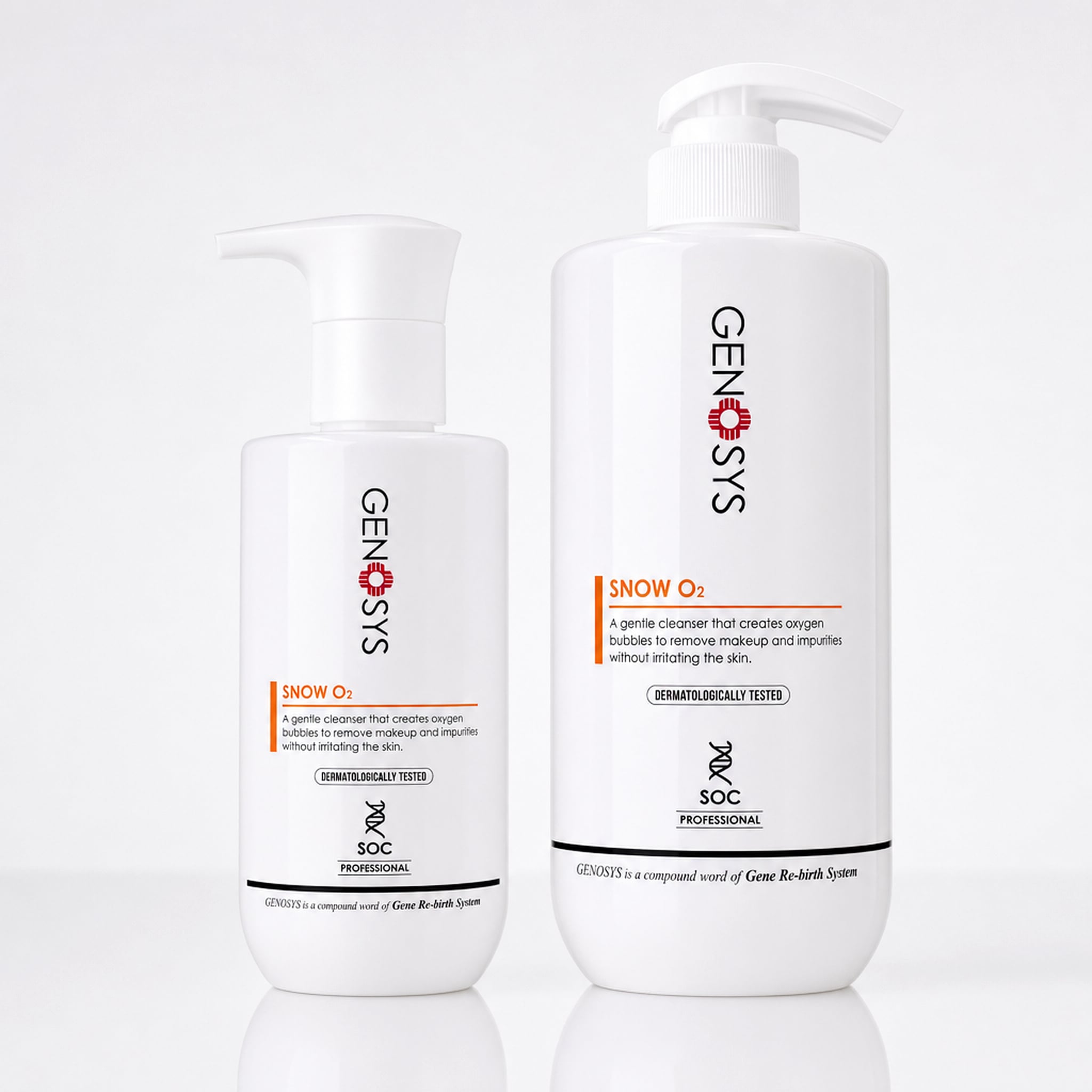 SNOW O₂ CLEANSER - GENOSYS Korean Cleanser professional skincare product UAE