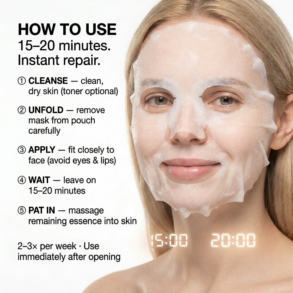 Five steps, fifteen minutes.