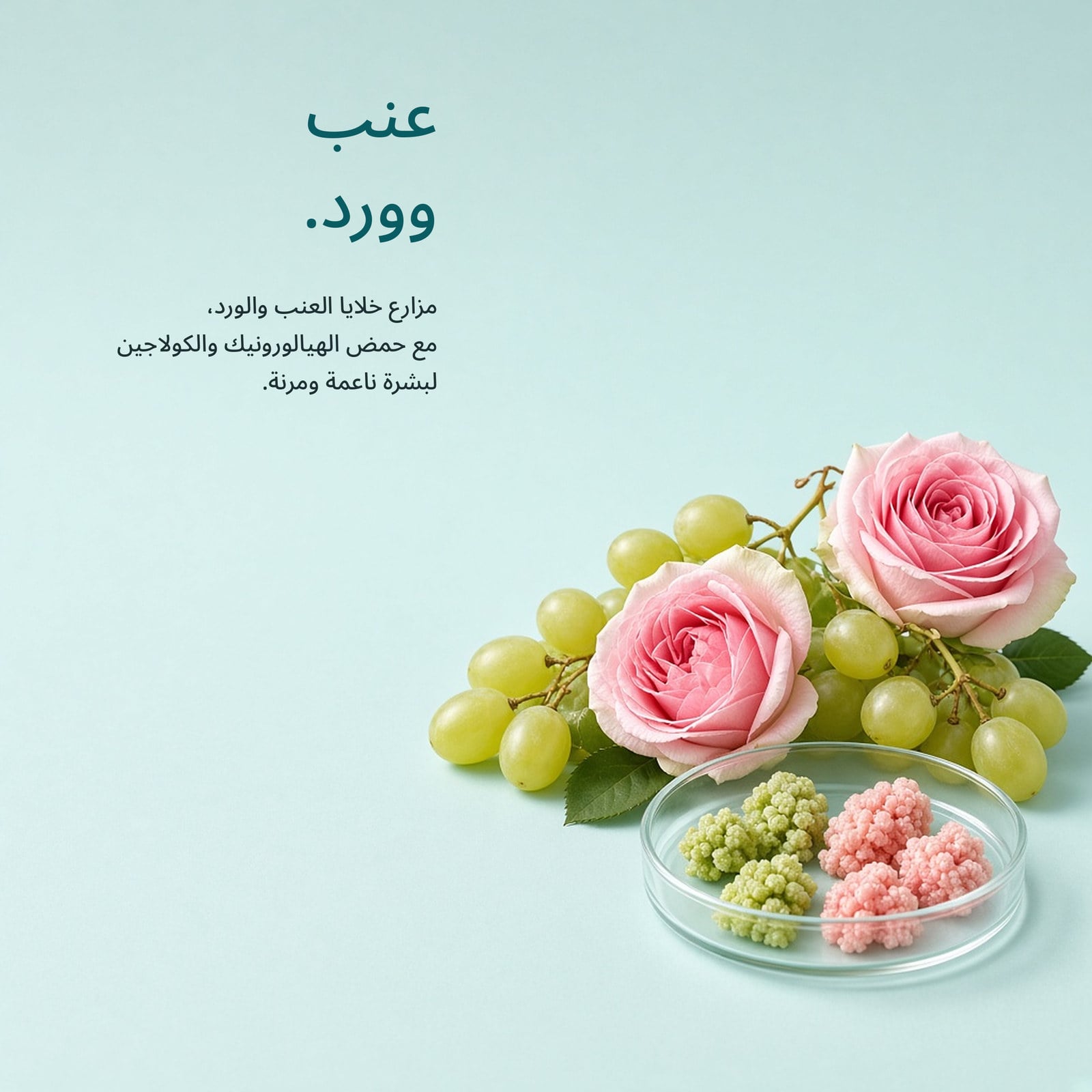 كل نسبة داخل القارورة.