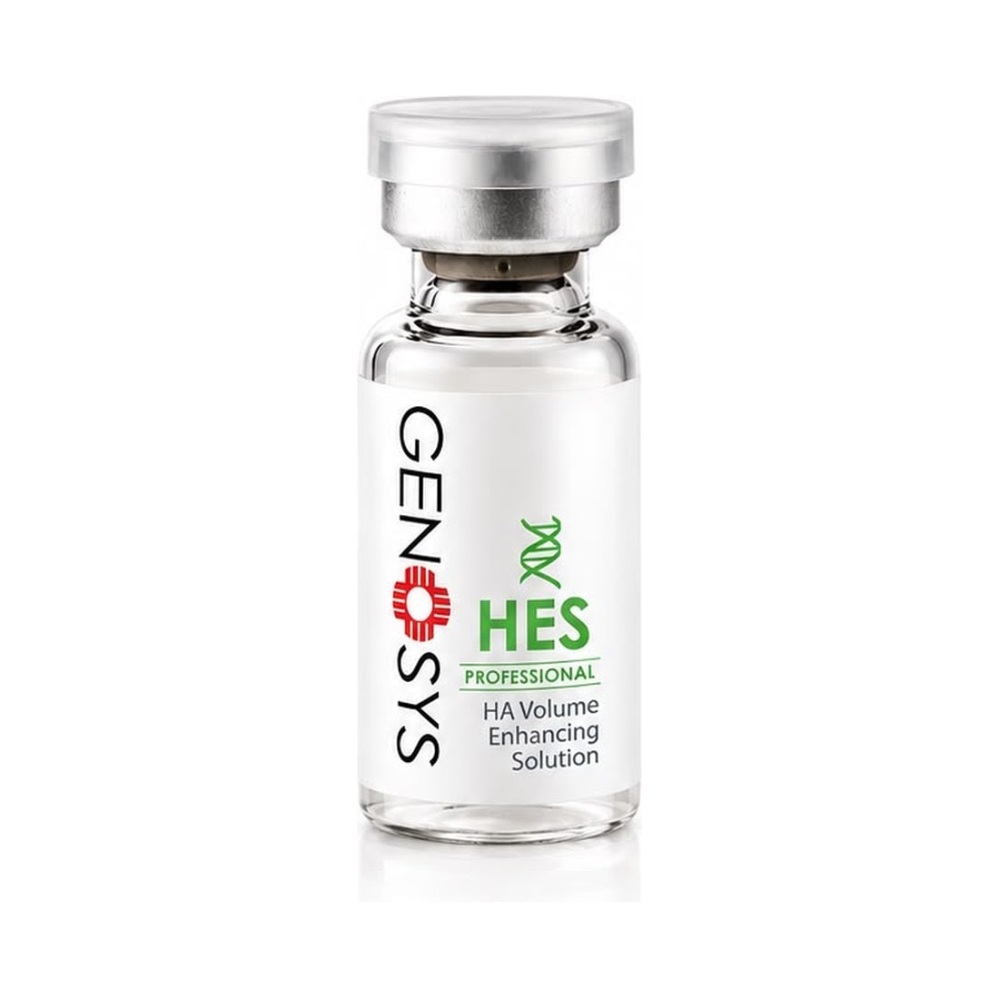 GENOSYS POWER SOLUTION HES, a single sealed 2 ml glass vial