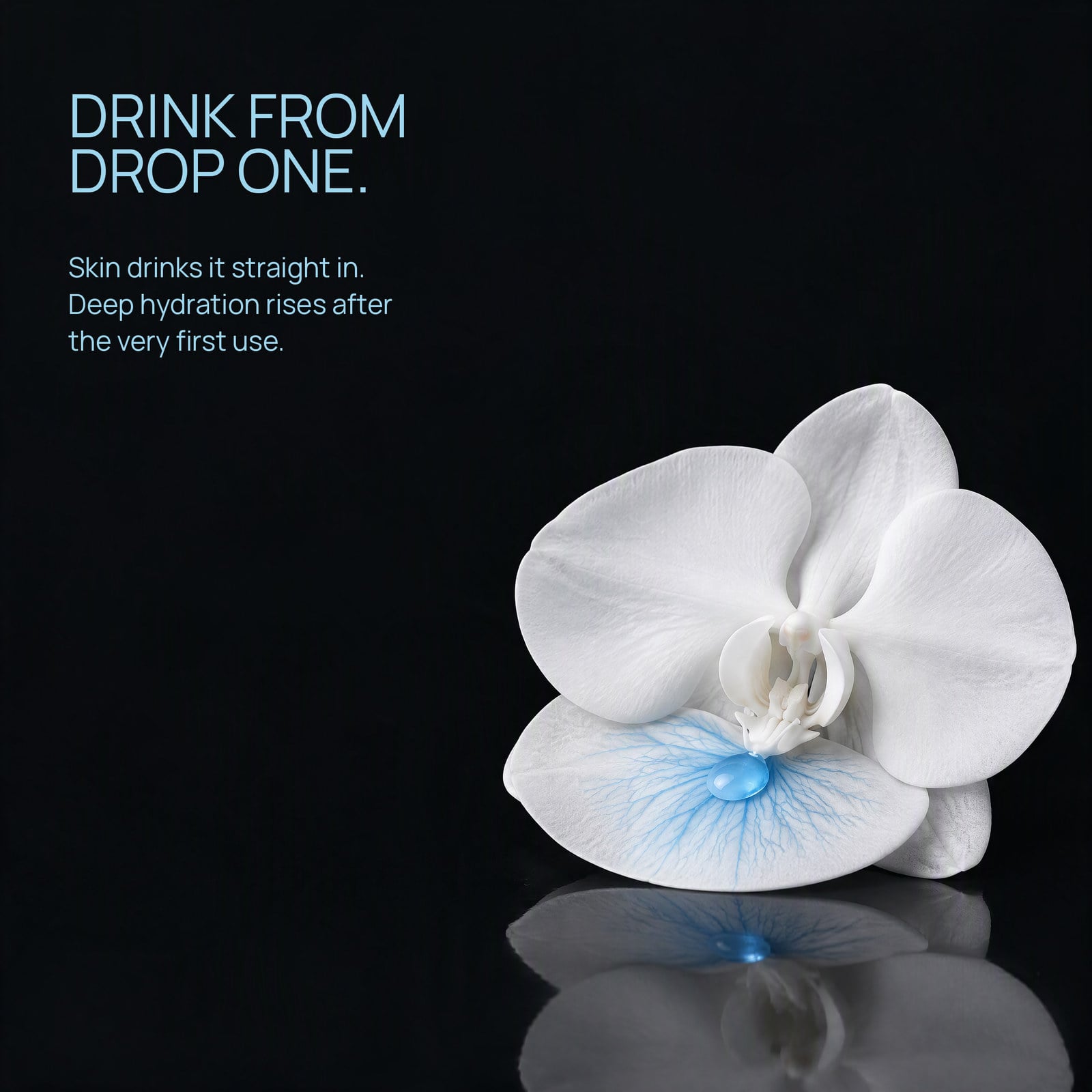 Deep hydration, immediately.