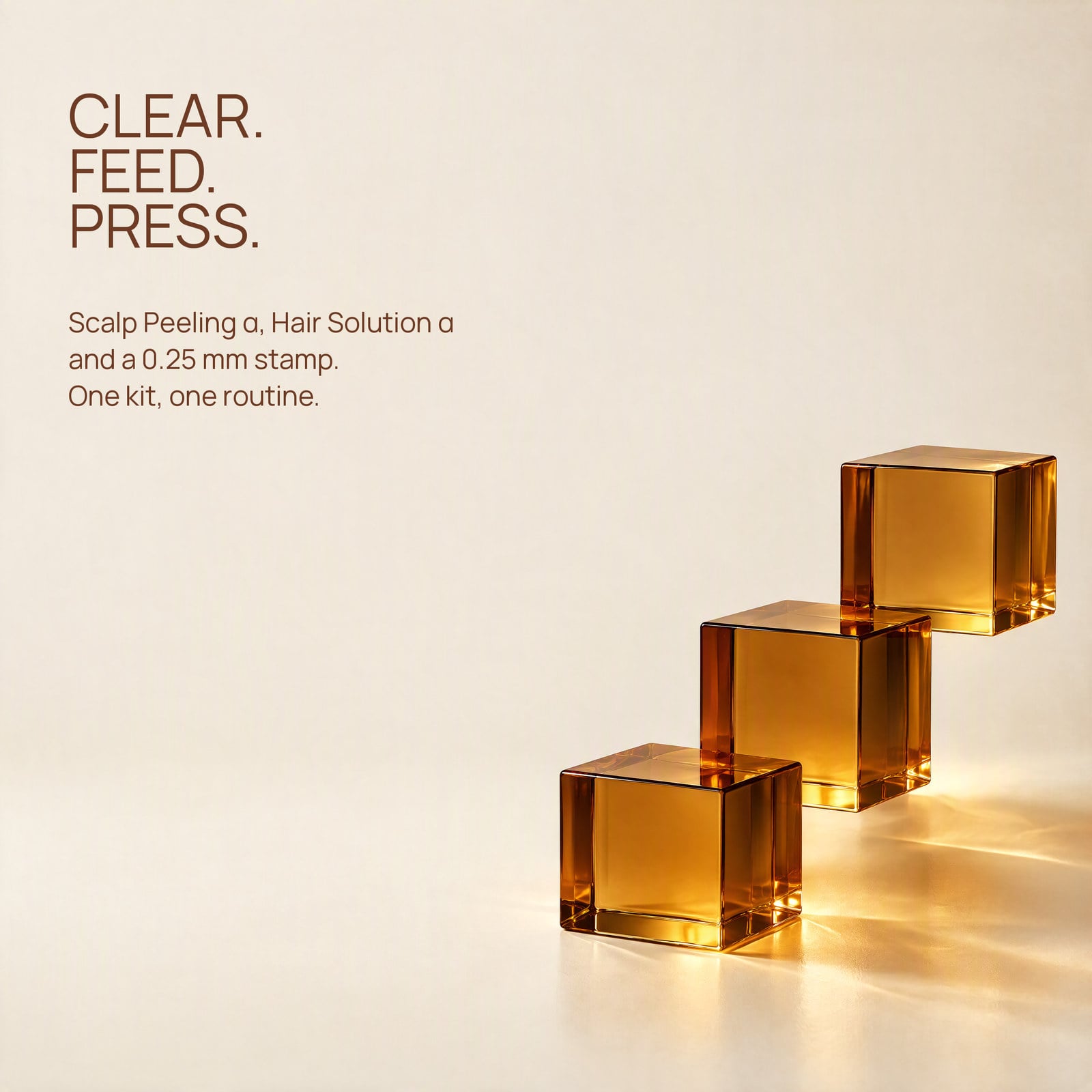 Clear. Feed. Press.