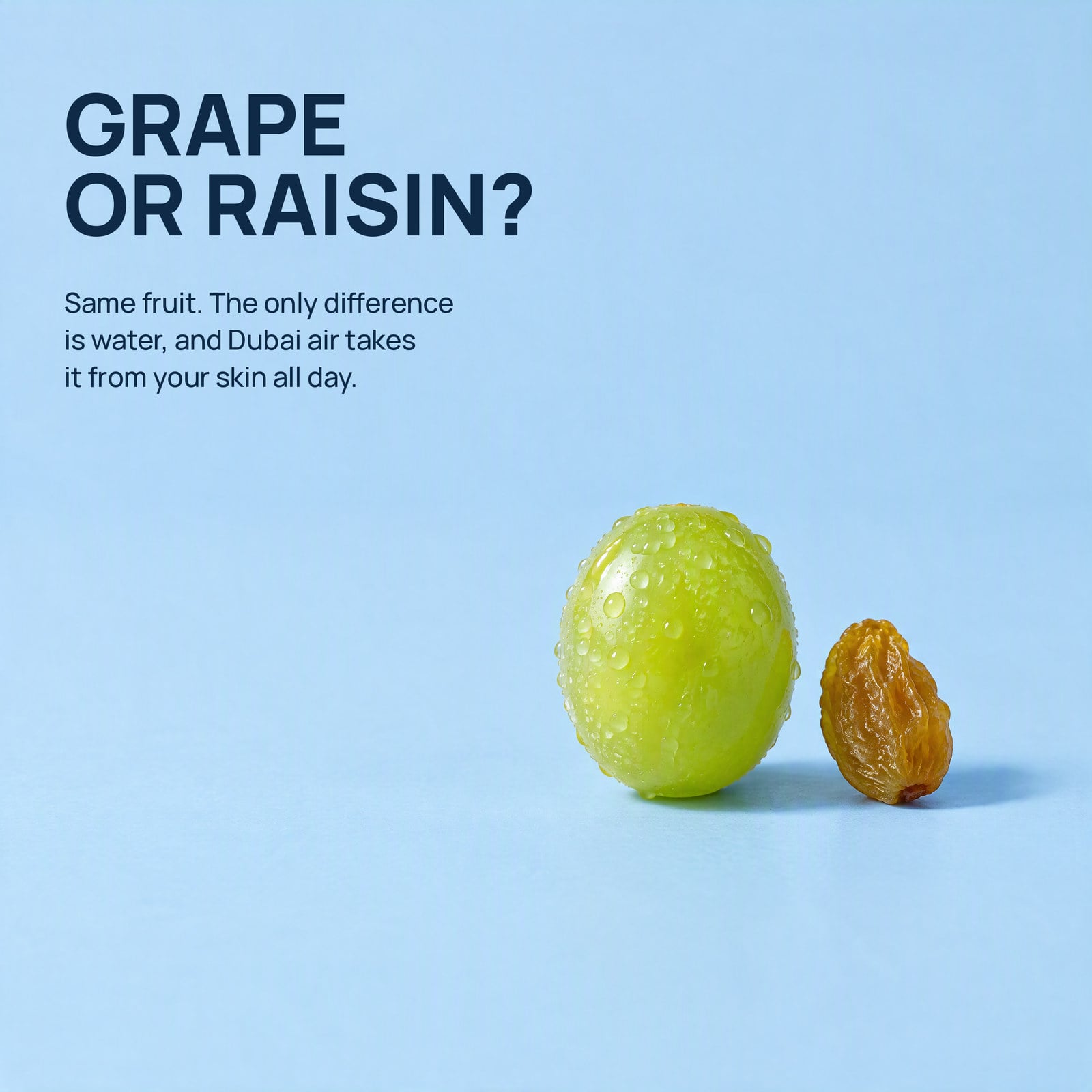 Grape, not raisin.