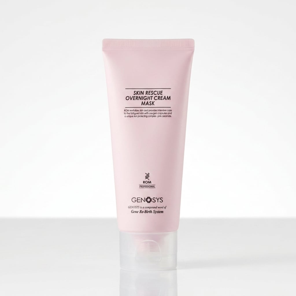 SKIN RESCUE OVERNIGHT CREAM MASK - GENOSYS Korean Mask professional skincare product UAE