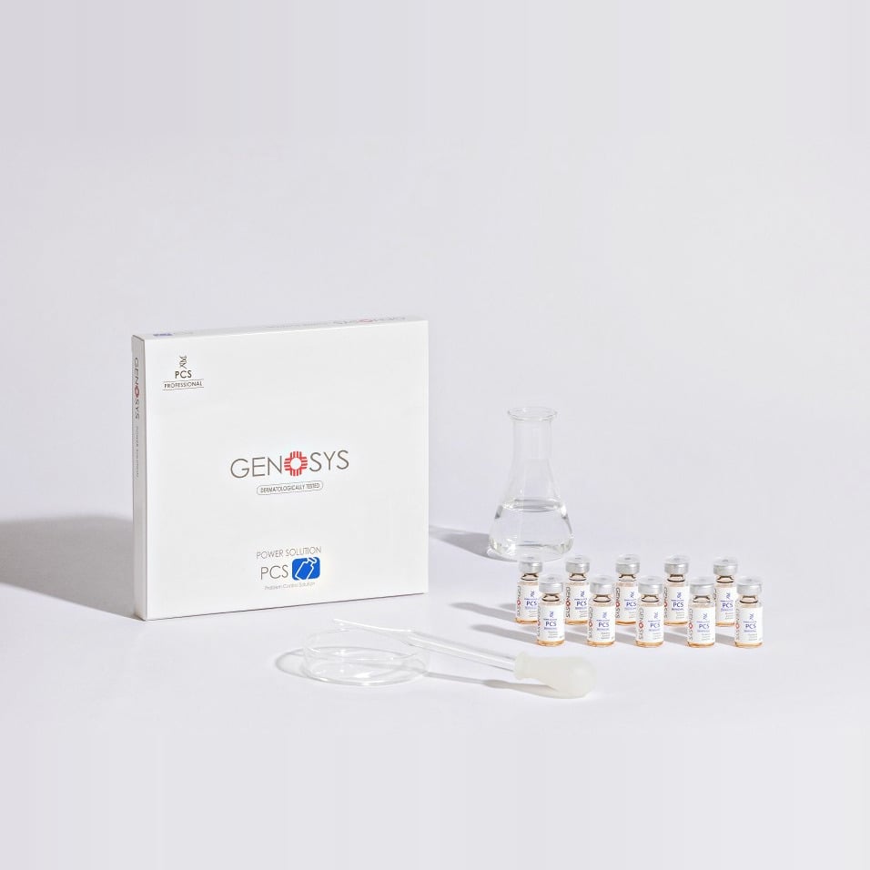 POWER SOLUTION PCS - GENOSYS Korean PRO Solution professional skincare product UAE