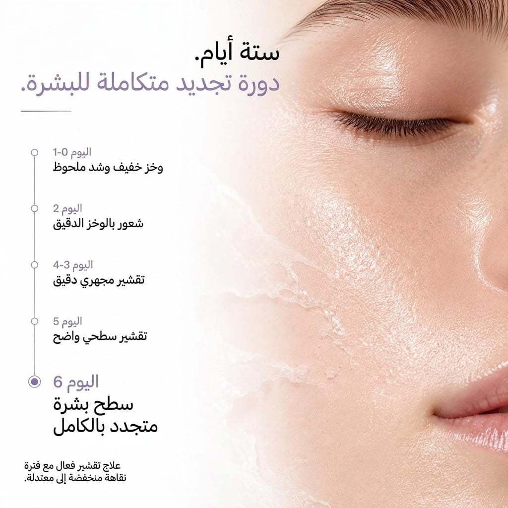 Bio-Meso PDRN Homecare Ampoule 5000 - the six-day renewal cycle, from tingling on day one to a renewed surface on day six