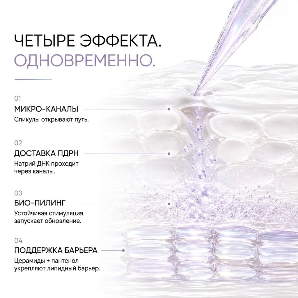 Формула BIO-MESO PDRN Homecare 5000 и её подтверждённые концентрации