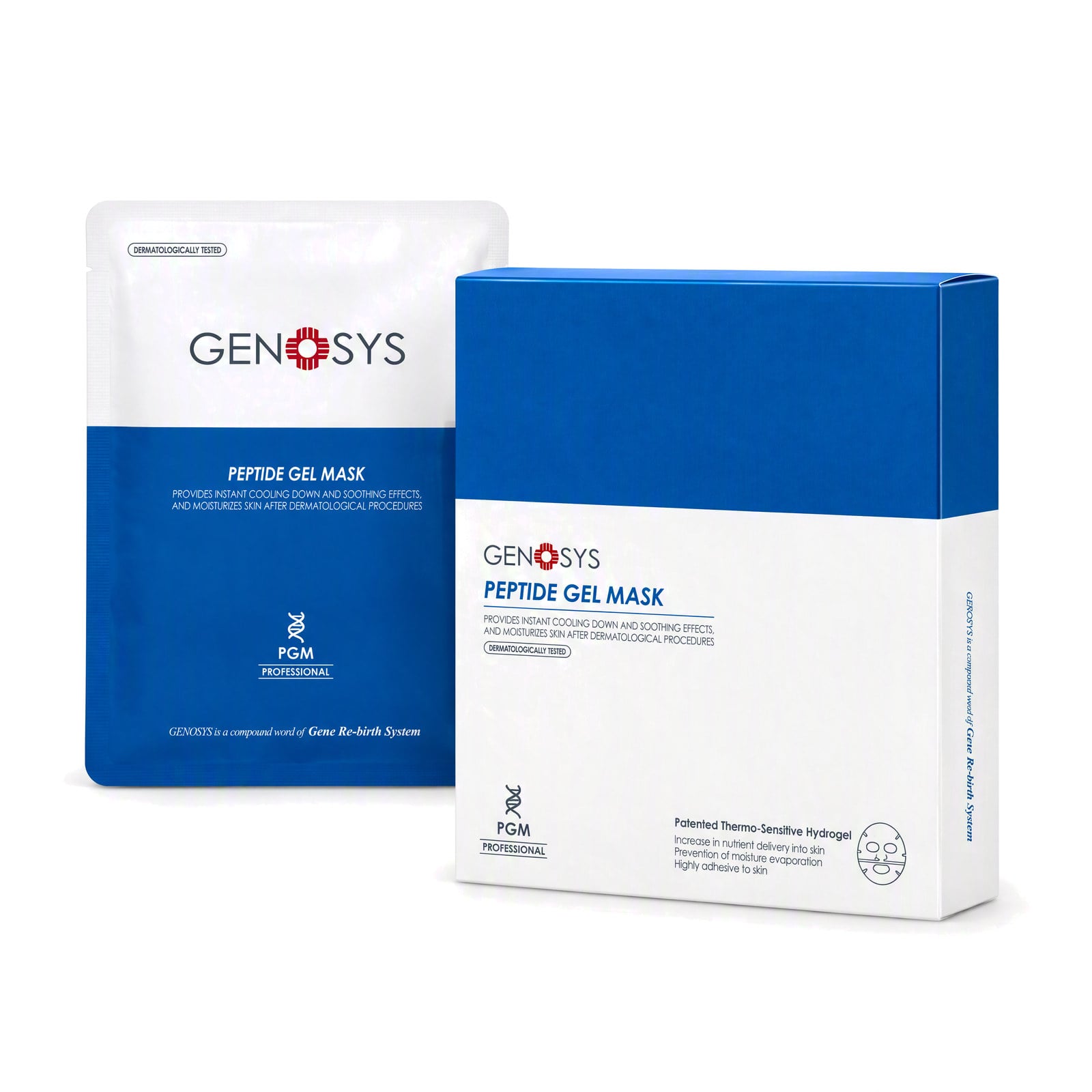 PEPTIDE GEL MASK - GENOSYS Korean Mask professional skincare product UAE