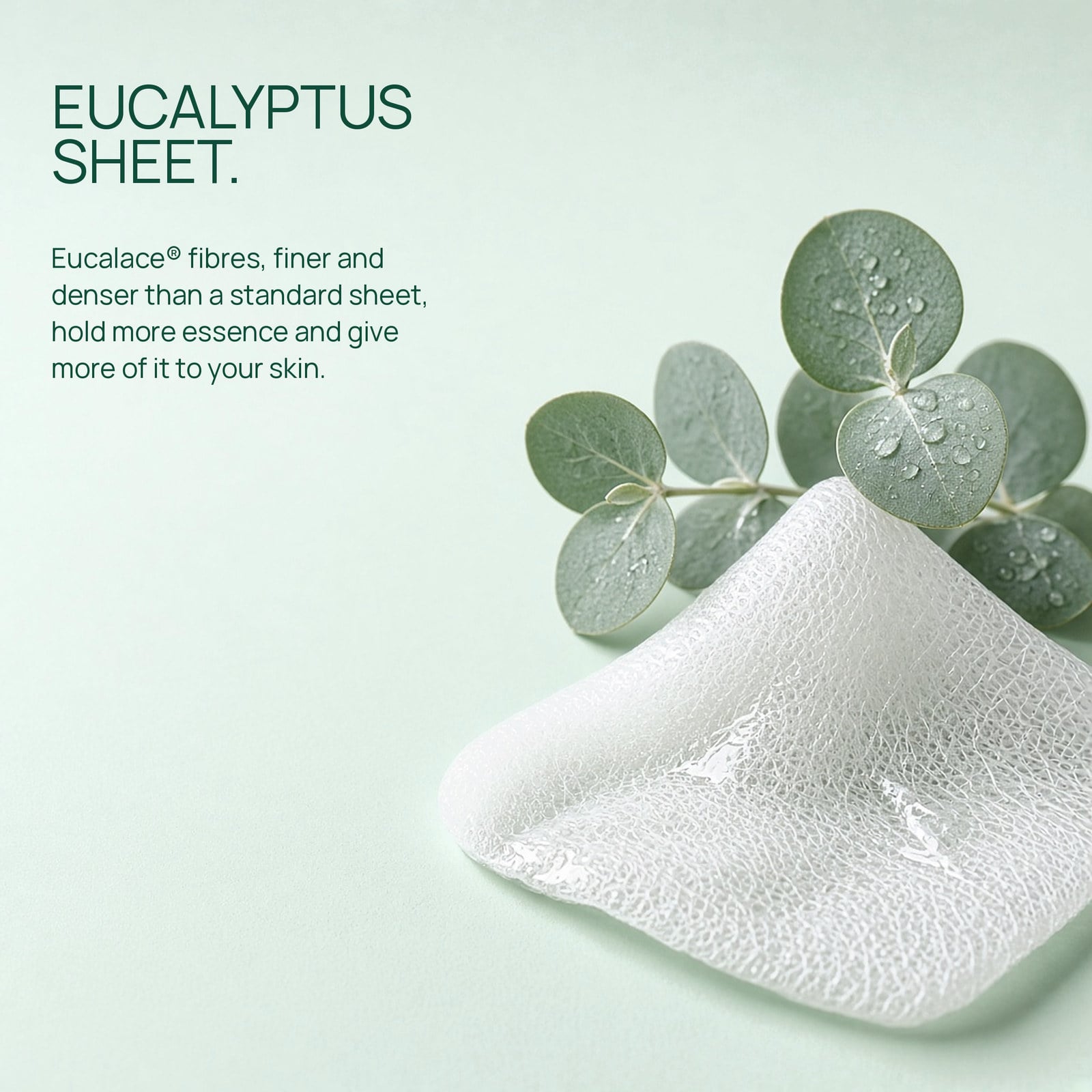 The sheet makes the mask