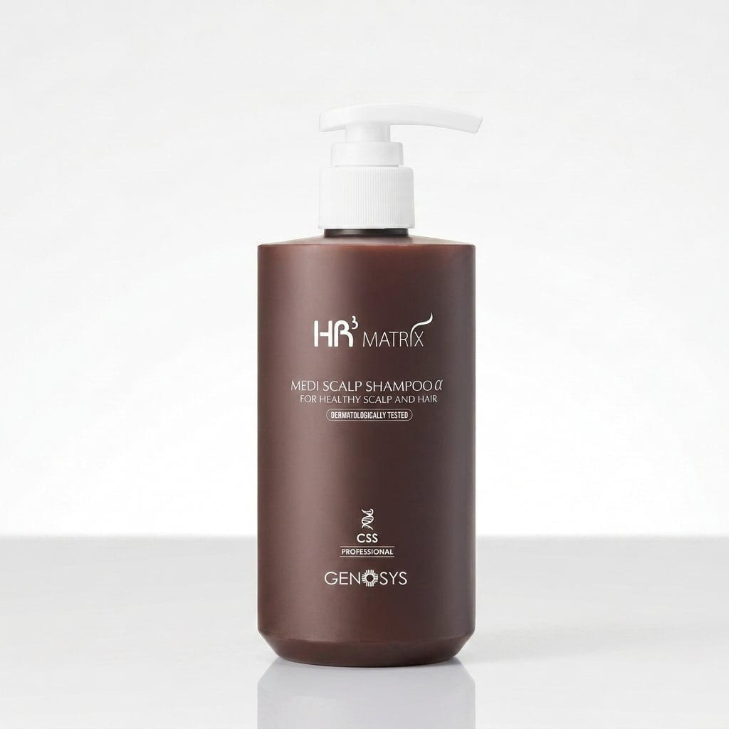 HR³ MATRIX MEDI SCALP SHAMPOO α - GENOSYS Korean Scalp/Hair professional skincare product UAE