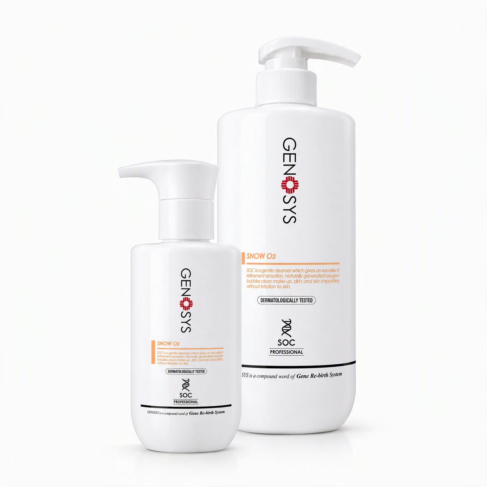 SNOW O₂ CLEANSER - GENOSYS Korean Cleanser professional skincare product UAE
