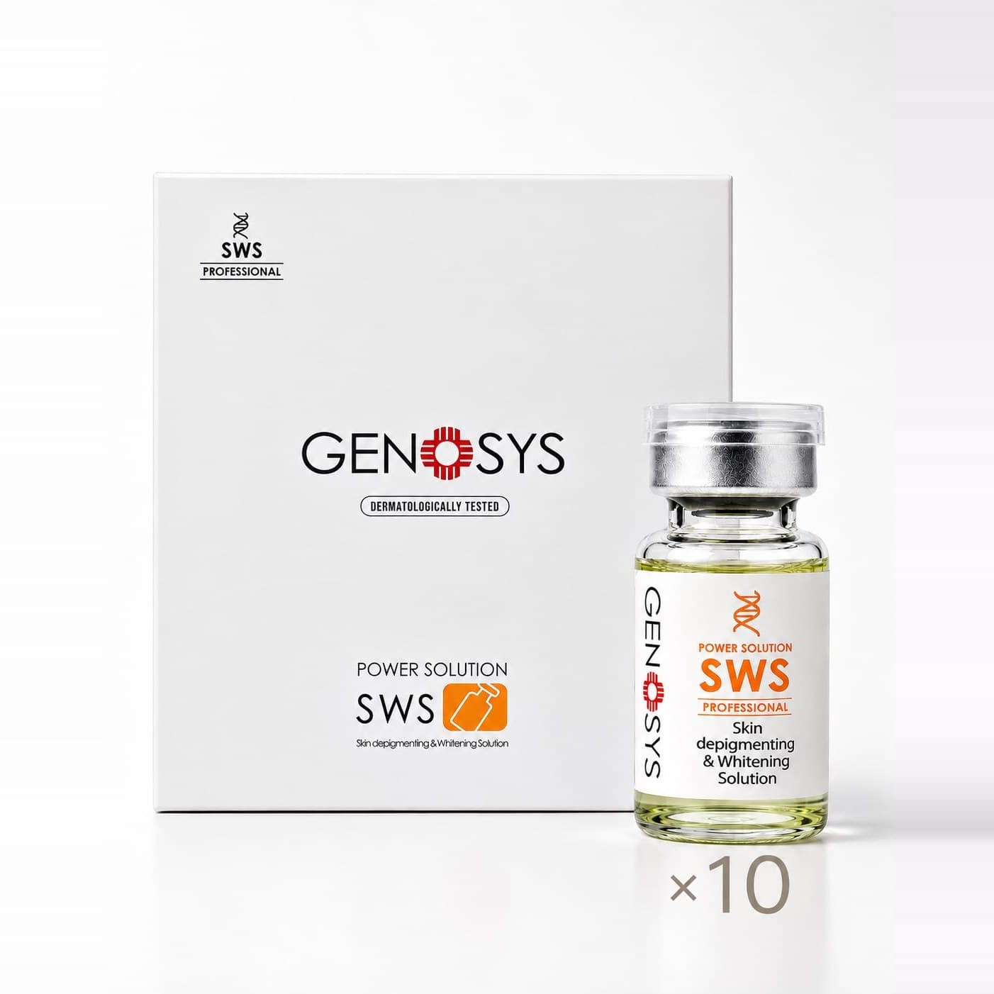 POWER SOLUTION SWS: قارورة التصبّغ بأربوتين 2% كاملة - GENOSYS Professional Korean Dermacosmetics Blog Post